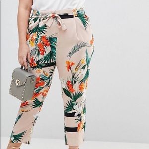 River Island Tropical Print Pants